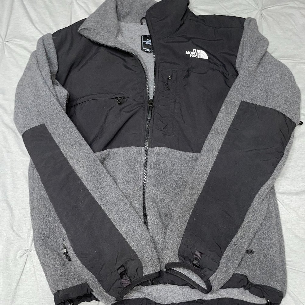 The North Face Grey & Black Full Zip Jacket Med